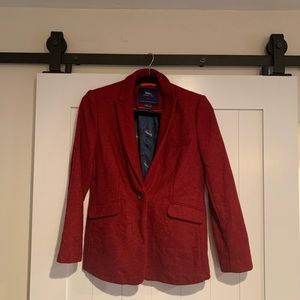 Boden British Tweed Wool lined fitted Blazer! Worn twice!